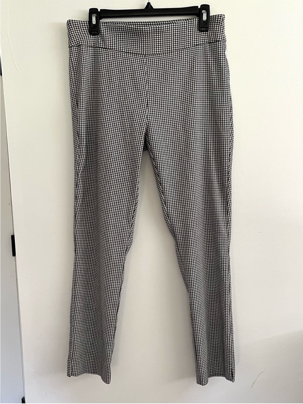 Counterparts Houndstooth Black White Pull On Trouser Dress Pants Work Office 10